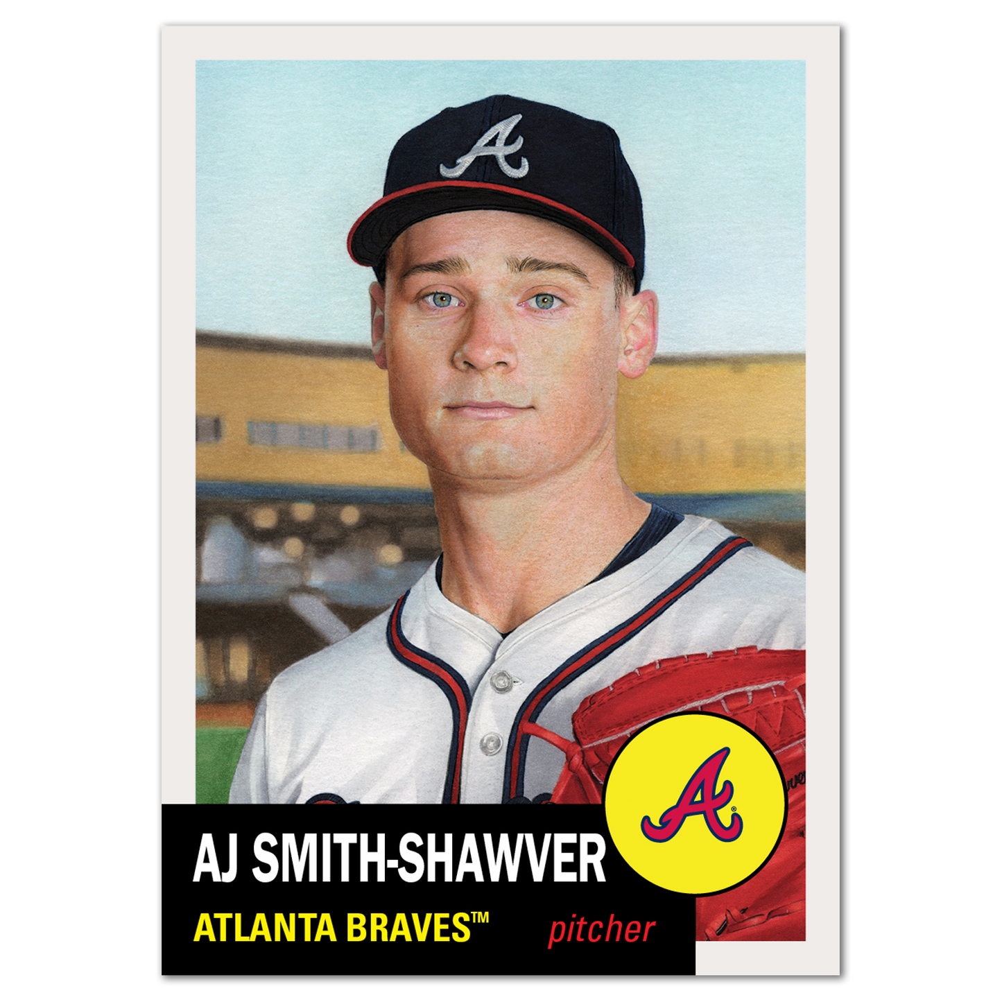 AJ Smith-Shawver - 2025 MLB Living Set® - Card 850 - PR: 1238