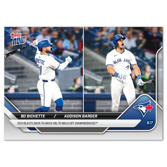 Bo Bichette / Addison Barger - 2025 MLB Topps NOW® - Card 314 - PR: 439