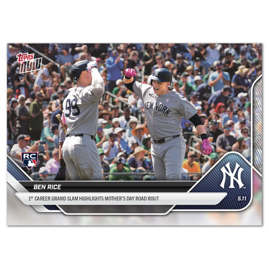 Ben Rice - 2025 MLB Topps NOW® - Card 168 - PR: 1713