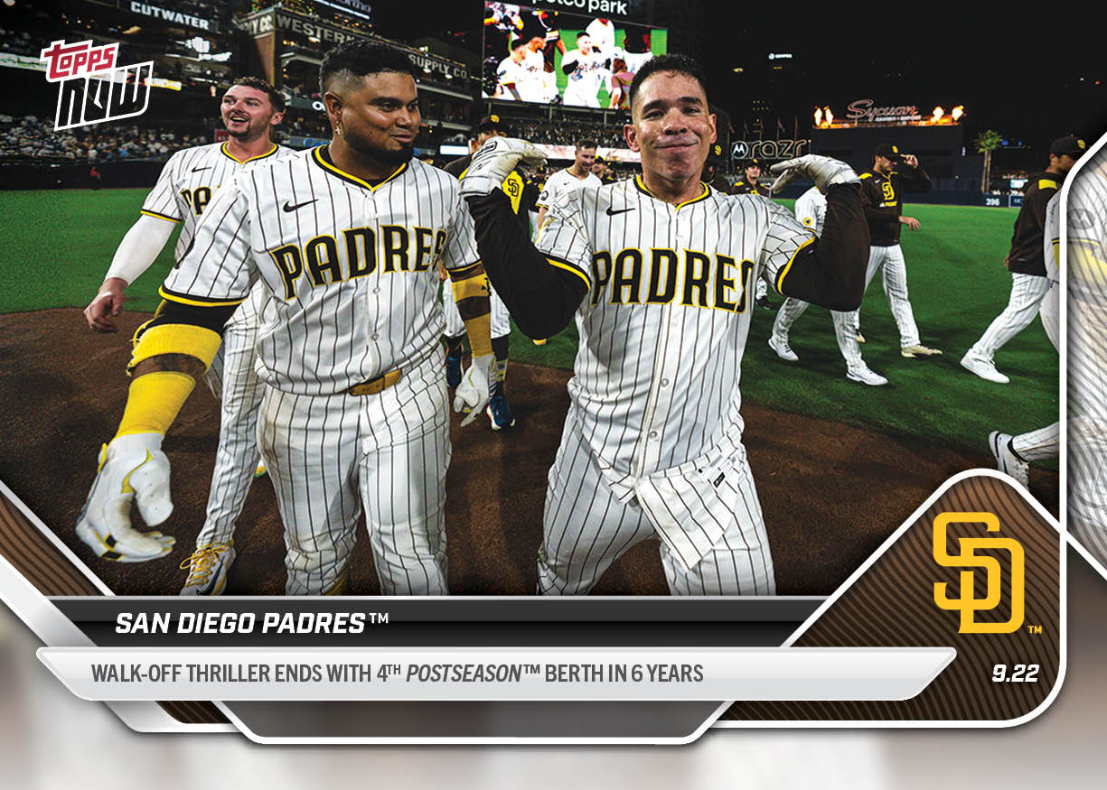 San Diego Padres - 2025 MLB Topps NOW® - Card 750 - PR: 1011