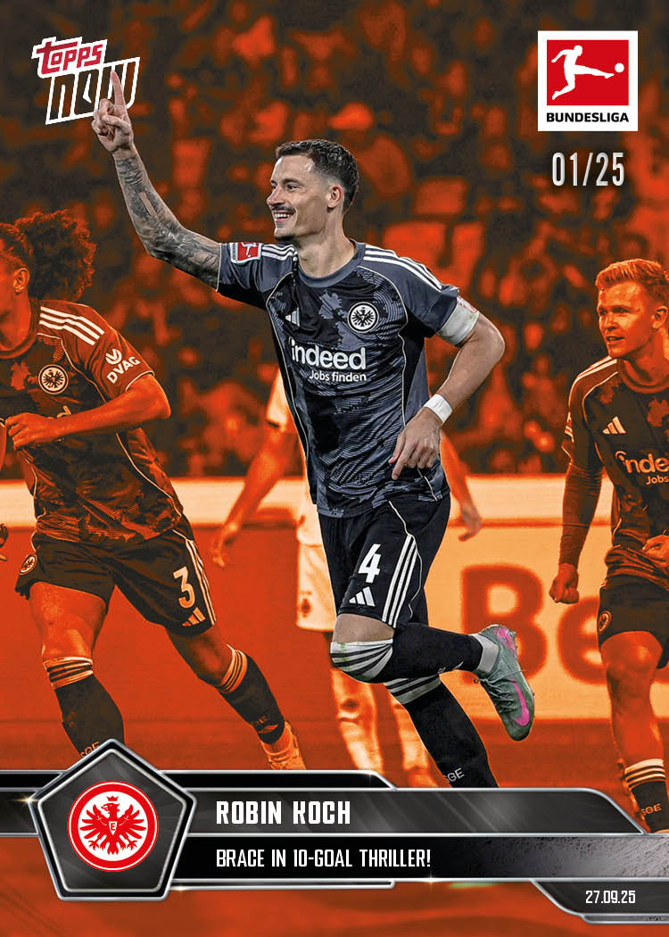 Robin Koch - 2025-26 Bundesliga Topps NOW® - Card 35 - PR: 157