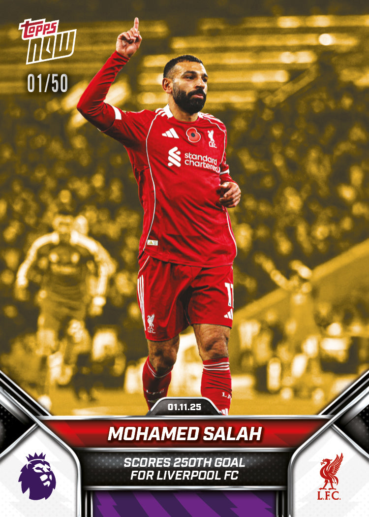 Mohamed Salah - 2025-26 Premier League Topps NOW® - Card 46