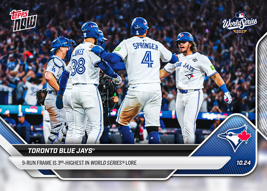 Toronto Blue Jays - 2025 MLB Topps NOW® - Card 898 - PR: 1840