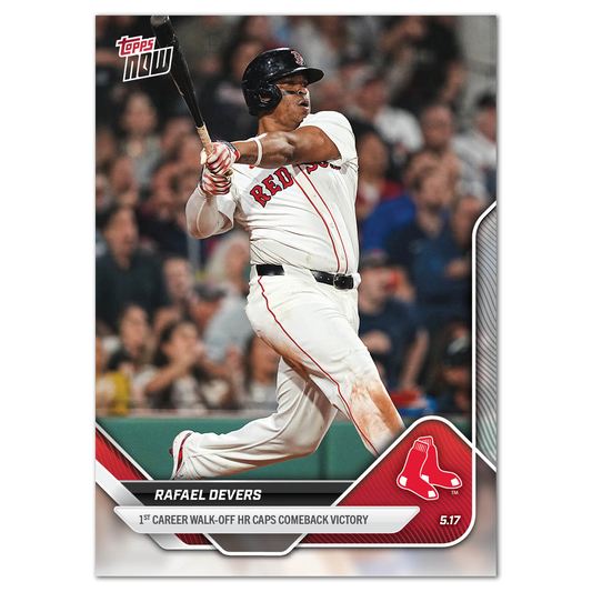 Rafael Devers - 2025 MLB Topps NOW® - Card 189 - PR: 675