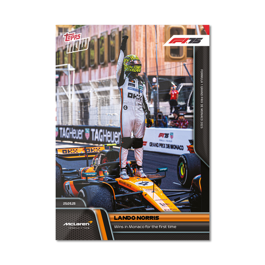 Lando Norris - 2025 Formula 1® Topps NOW® - Card 39 - PR: 3926