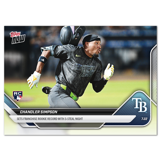 Chandler Simpson - 2025 MLB Topps NOW® - Card 451 - PR: 632