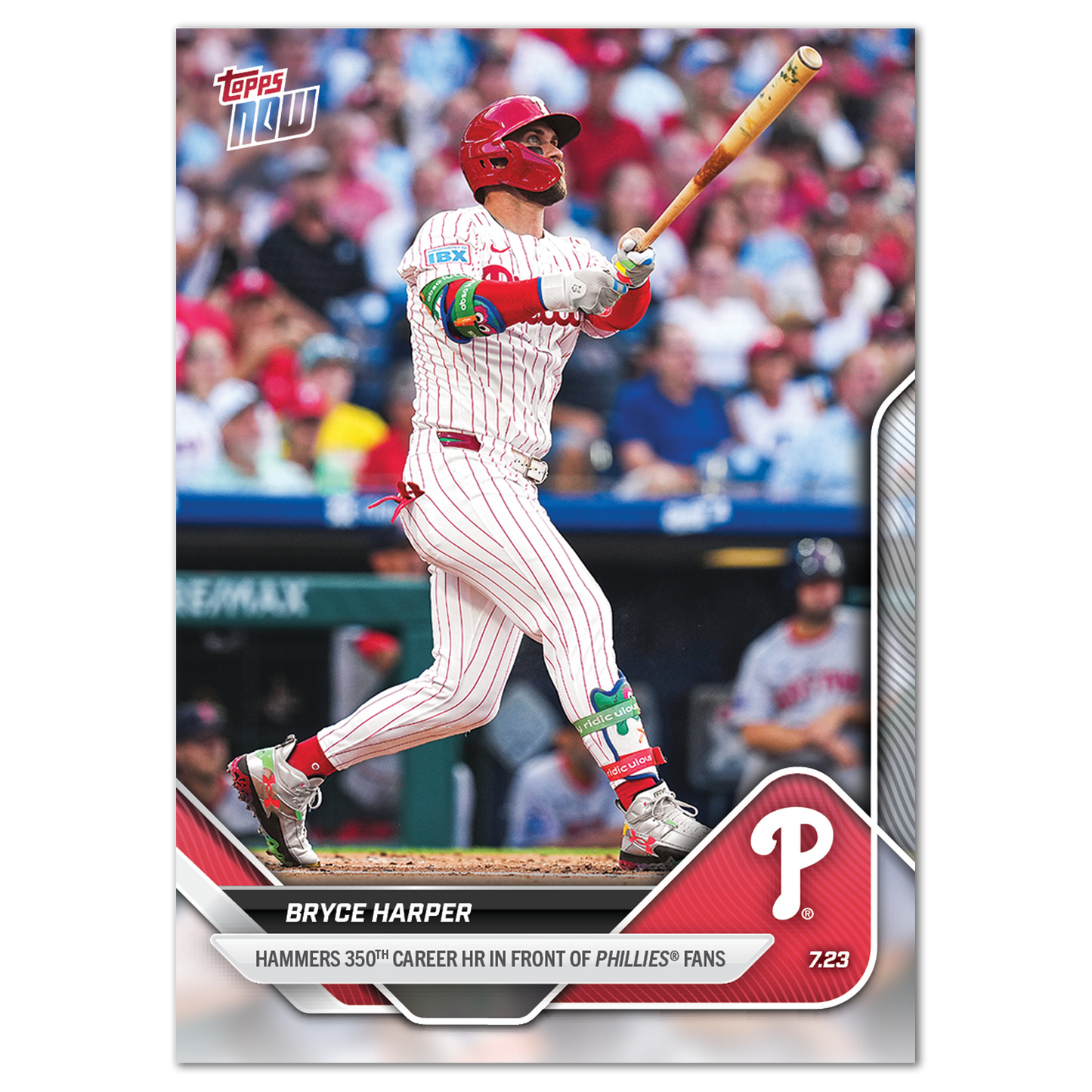 Bryce Harper - 2025 MLB Topps NOW® - Card 459 - LOOK FOR RELICS - PR: 4049