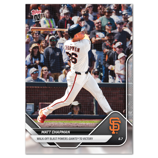 Matt Chapman - 2025 MLB Topps NOW® - Card 268 - PR: 645