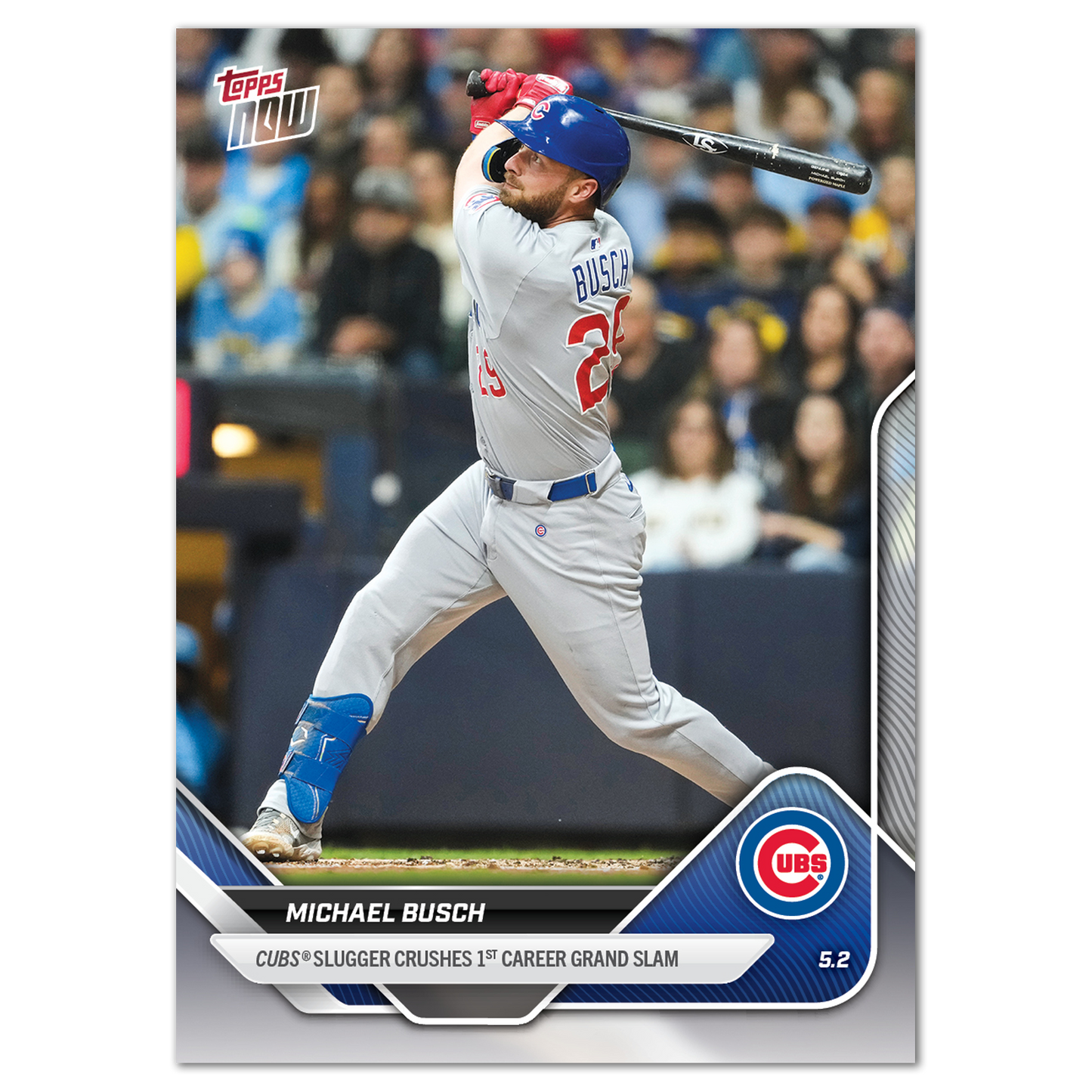 Michael Busch - 2025 MLB Topps NOW® - Card 131 - PR: 623