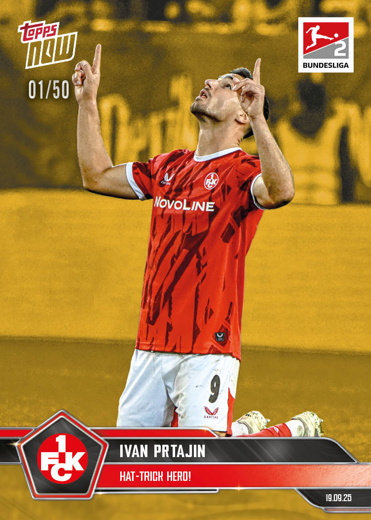 Ivan Prtajin - 2025-26 Bundesliga Topps NOW® - Card 23 - PR: 305