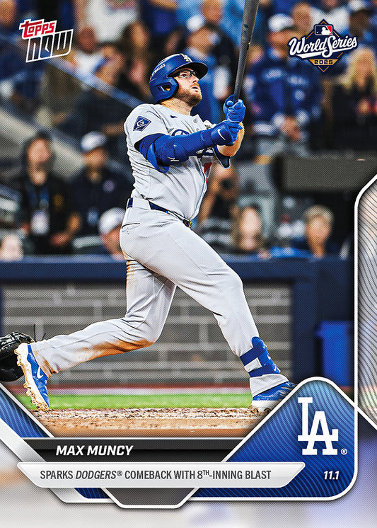 Max Muncy - 2025 MLB Topps NOW® - Card 920 - PR: 3981