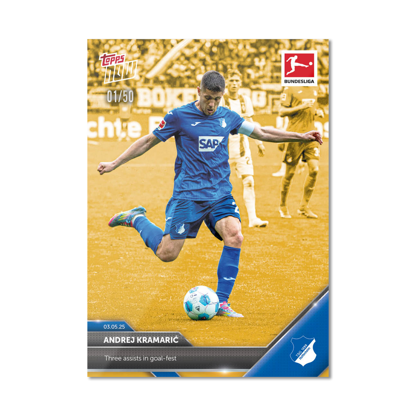 Andrej Kramarić - 2024-25 Bundesliga Topps NOW® - Card 178 - PR: 29