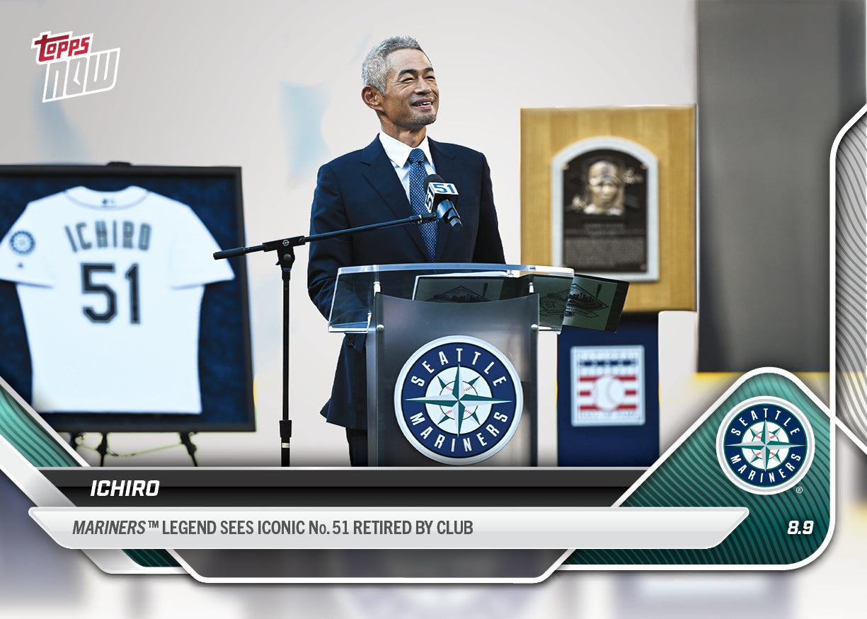 Ichiro - 2025 MLB Topps NOW® - Card 538 - PR: 5711