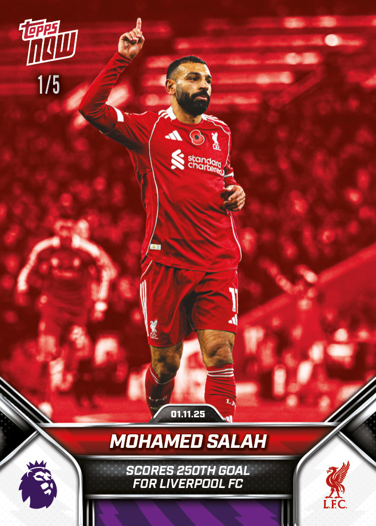 Mohamed Salah - 2025-26 Premier League Topps NOW® - Card 46