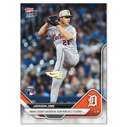Jackson Jobe - 2025 MLB Topps NOW® - Card 192 - PR: 1473