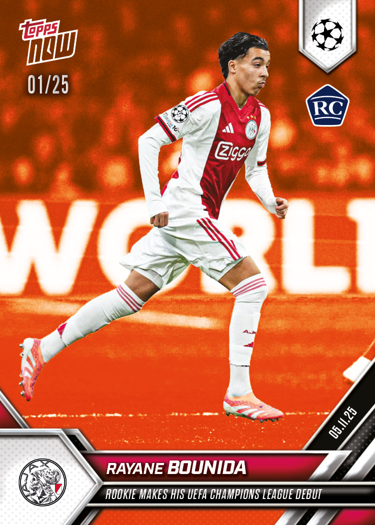 Rayane Bounida - 2025-26 UCL Topps NOW® - Card 50