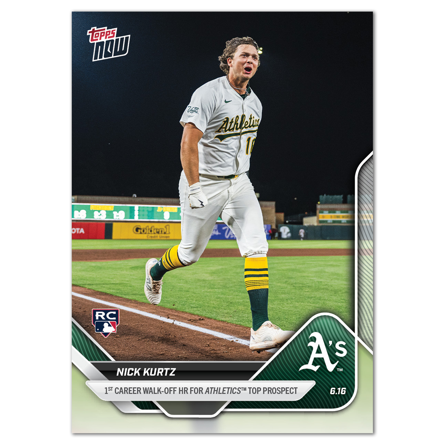 Nick Kurtz - 2025 MLB Topps NOW® - Card 306 - PR: 1341