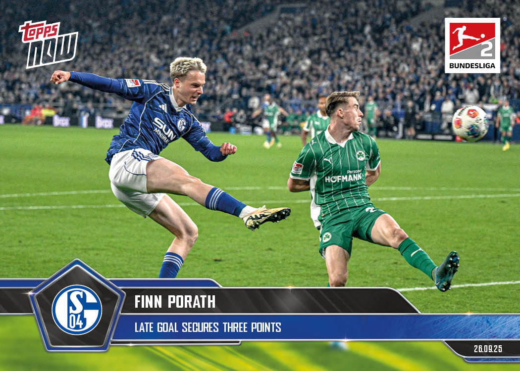 Finn Porath - 2025-26 Bundesliga Topps NOW® - Card 30 - PR: 275
