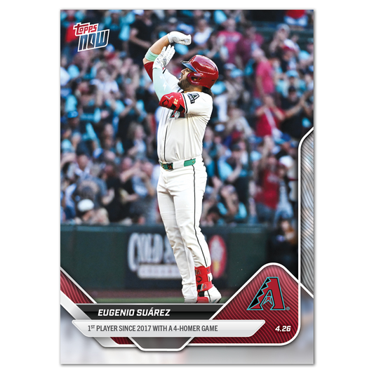 Eugenio Suárez - 2025 MLB Topps NOW® - Card 111 - PR: 1790