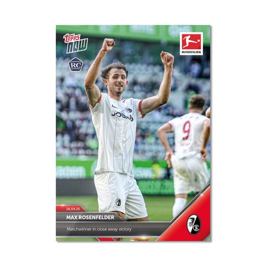 Max Rosenfelder - 2024-25 Bundesliga Topps NOW® Card 172 - PR: 129