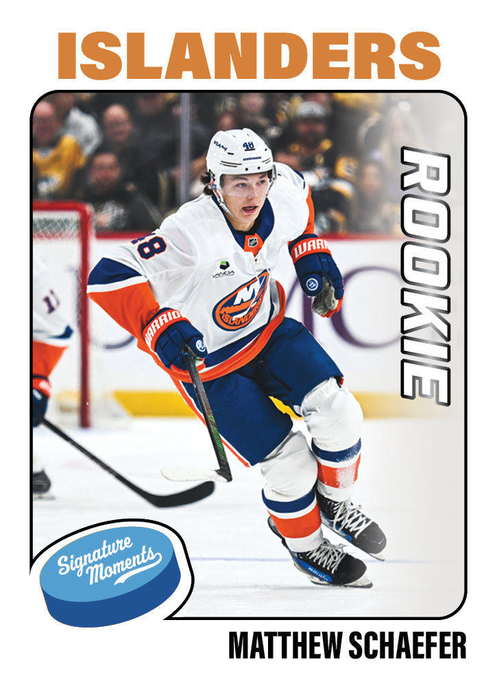 Matthew Schaefer - 2025-26 NHL Topps NOW® - Sticker # 5 Pack - PR: 2800