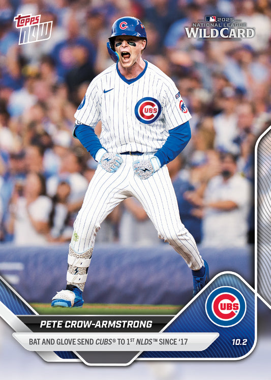 Pete Crow-Armstrong - 2025 MLB Topps NOW® - Card 814 - PR: 1809
