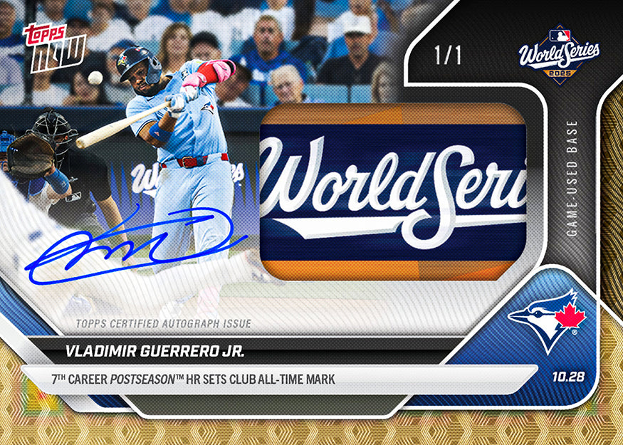 Vladimir Guerrero Jr. - 2025 MLB Topps NOW® - Card 909 - PR: 7662