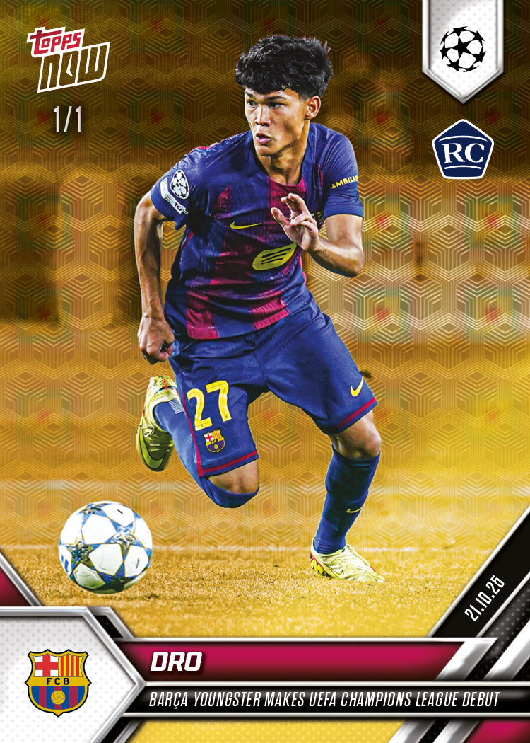 Dro - 2025-26 UCL Topps NOW® - Card 31 - PR: 2889
