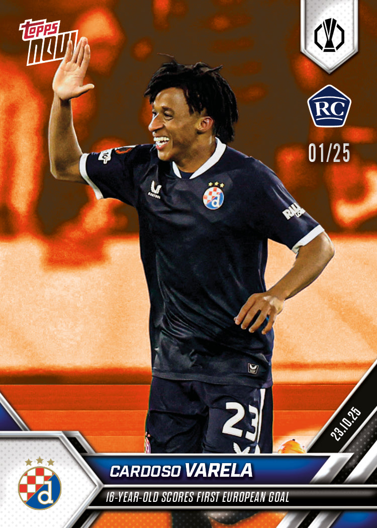 Cardoso Varela - 2025-26 UEL Topps NOW® - Card 7