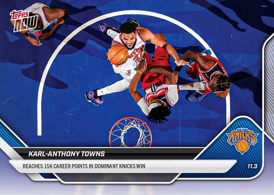 Karl-Anthony Towns - 2025-26 NBA Topps NOW® - Card 43