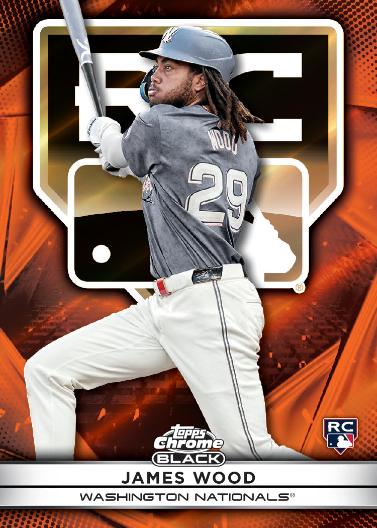 2025 Topps Chrome® Black Baseball - Hobby Box - Sealed Case