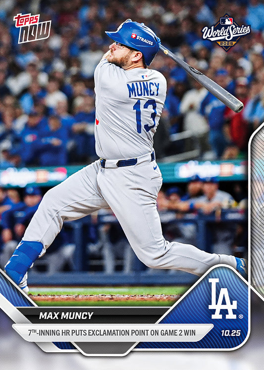 Max Muncy - 2025 MLB Topps NOW® - Card 900 - PR: 1777