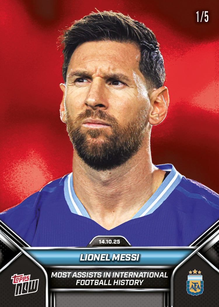 Lionel Messi - 2024-25 Argentina Topps NOW® - Card 3 - PR: 8429