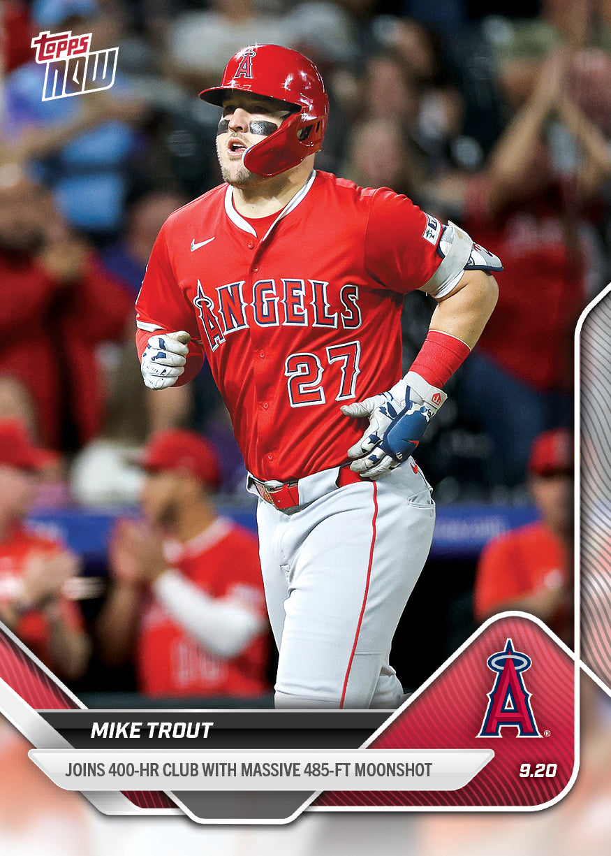 Mike Trout - 2025 MLB Topps NOW® - Card 742 - LOOK FOR AUTO-RELICS - PR: 14912