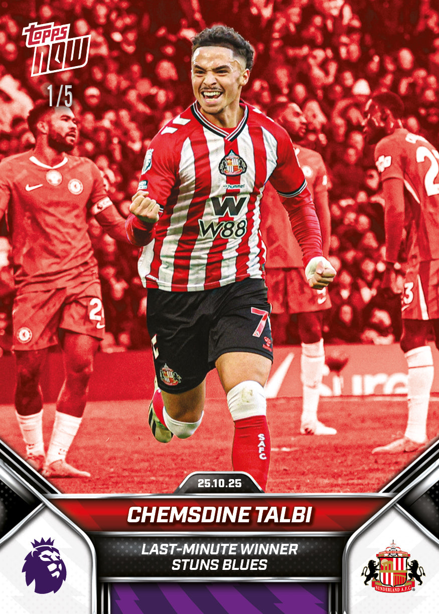 Chemsdine Talbi  - 2025-26 Premier League Topps NOW® - Card 42