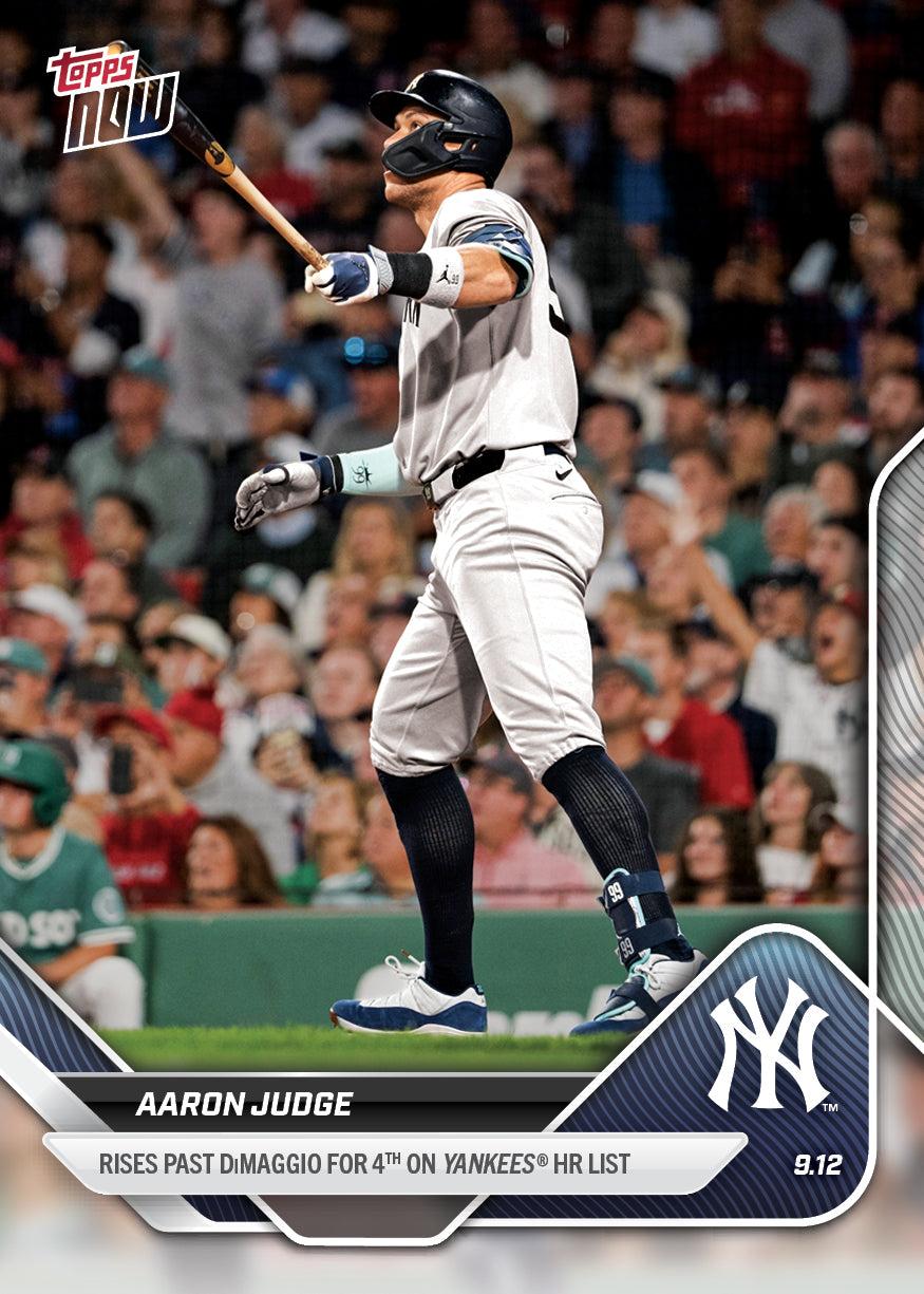 Aaron Judge - 2025 MLB Topps NOW® - Card 697 - LOOK FOR RELICS OR AUTO-RELIC - PR: 13765