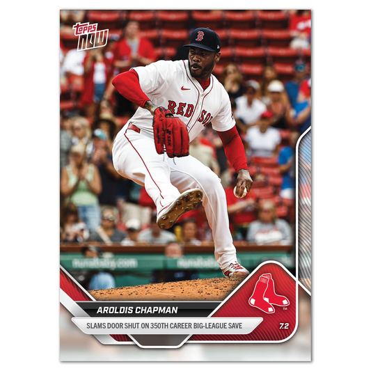 Aroldis Chapman - 2025 MLB Topps NOW® - Card 377 - PR: 649
