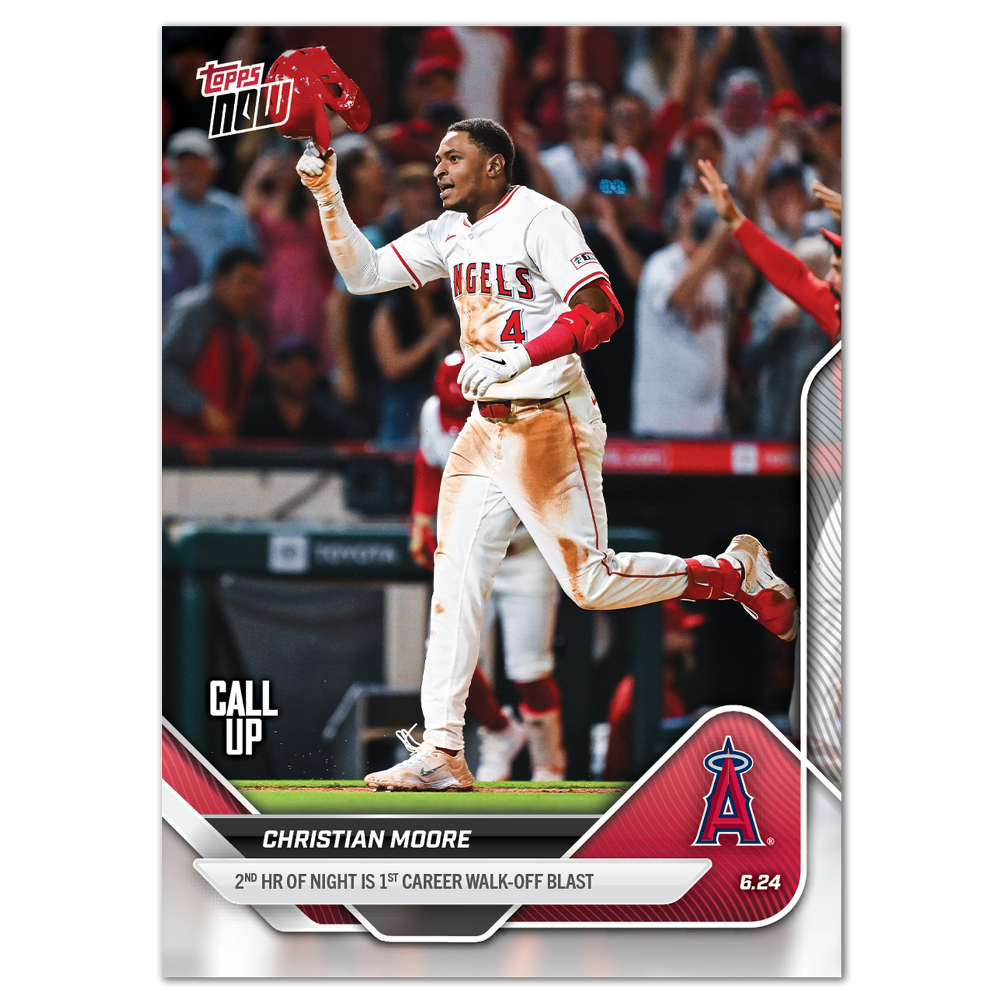 Christian Moore - 2025 MLB Topps NOW® - Card 347 - PR: 1401