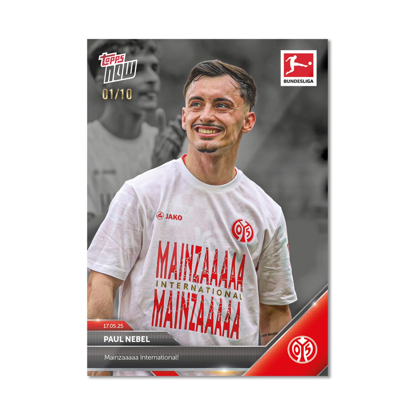 Paul Nebel - 2024-25 Bundesliga Topps NOW® - Card 191 - PR: 112