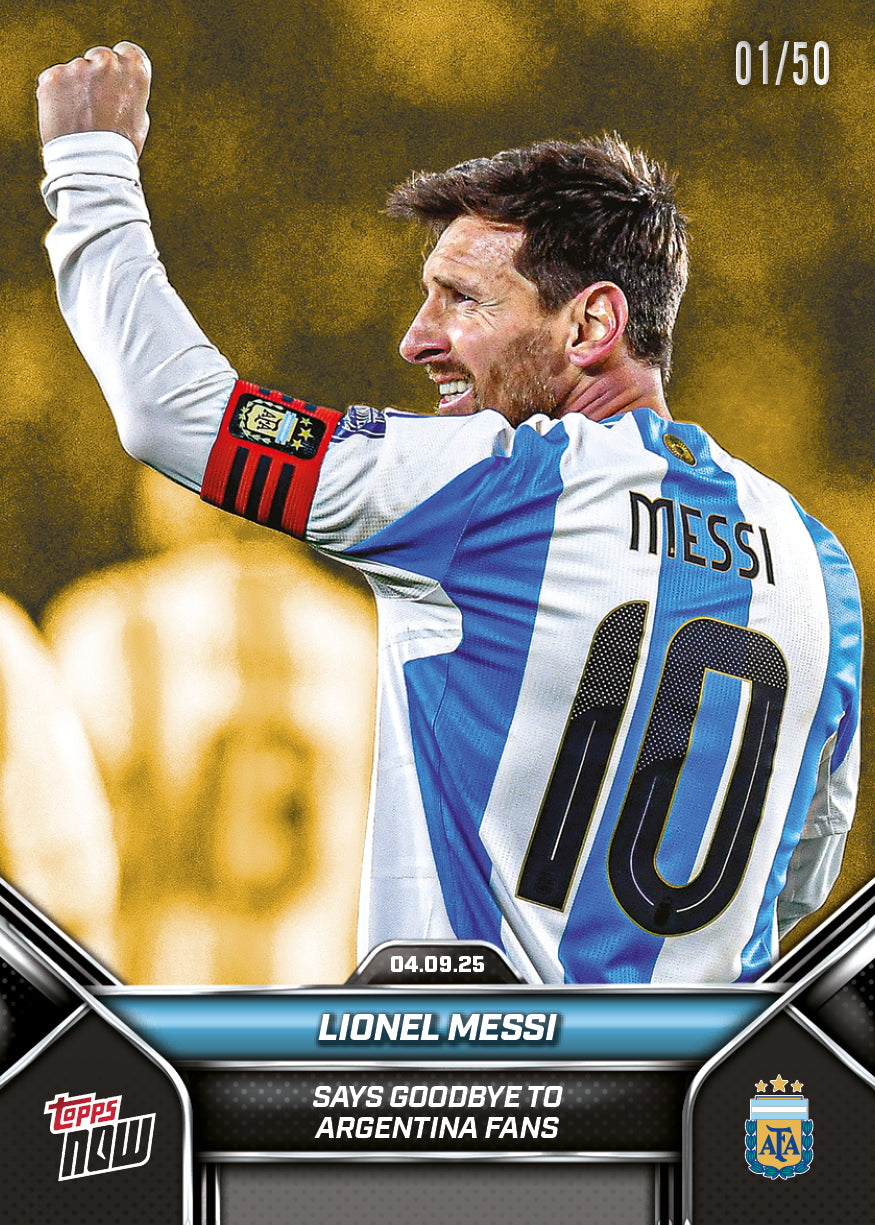 Lionel Messi - 2024-25 Argentina Topps NOW® - Card 2 - PR: 34982