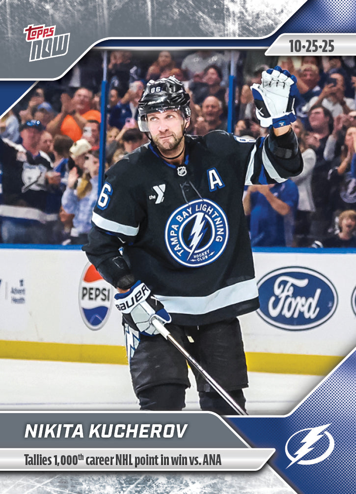 Nikita Kucherov - 2025-26 NHL Topps NOW® - Sticker # 21 Pack