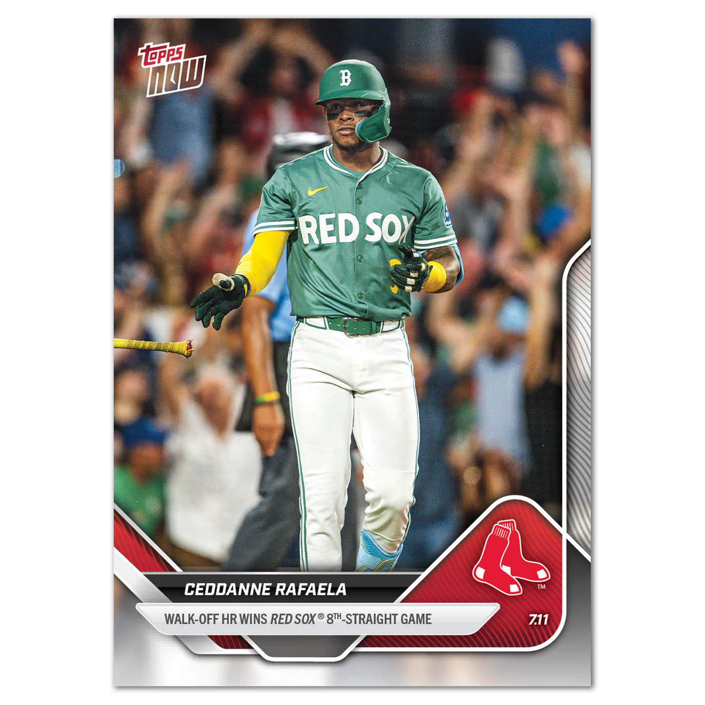 Ceddanne Rafaela - 2025 MLB Topps NOW® - Card 414 - PR: 989
