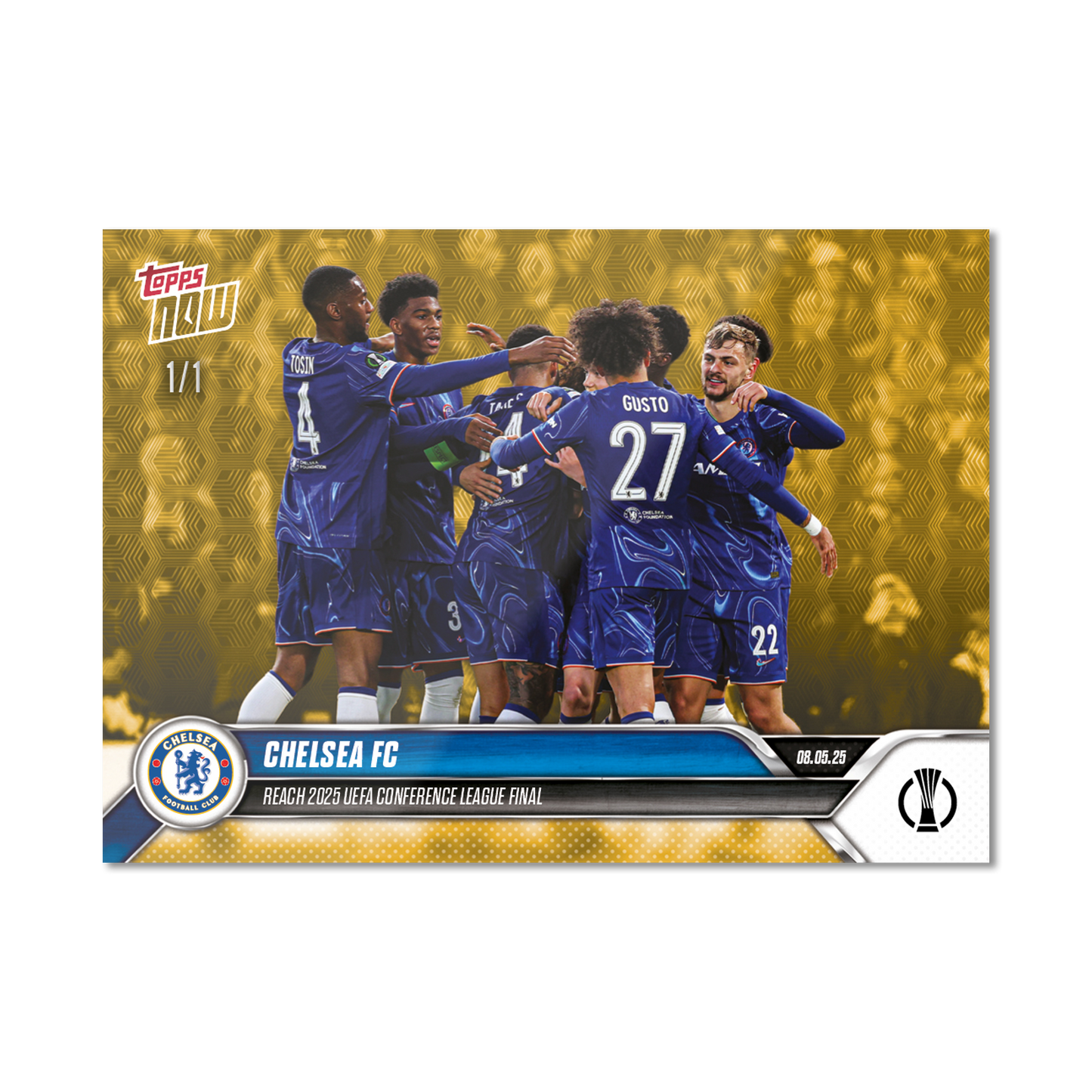Chelsea FC - 2024-25 UECL Topps NOW® - Card 10 - PR: 218