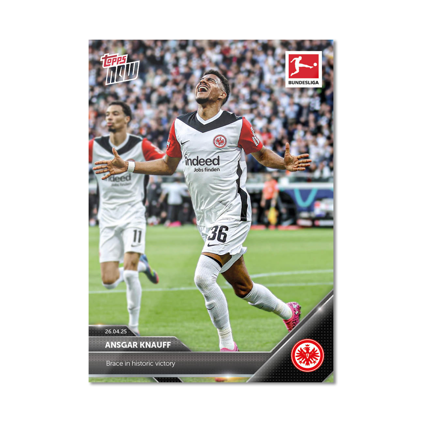 Ansgar Knauff - 2024-25 Bundesliga Topps NOW® Card 175 - PR: 217