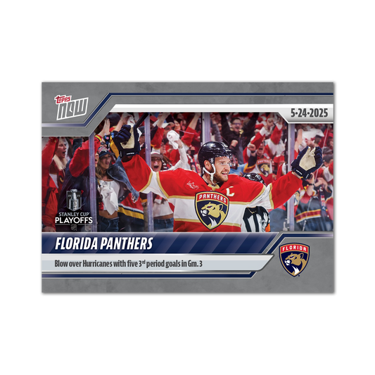 Florida Panthers - 2024-25 NHL Topps NOW® - Sticker # 194 Pack - PR: 150