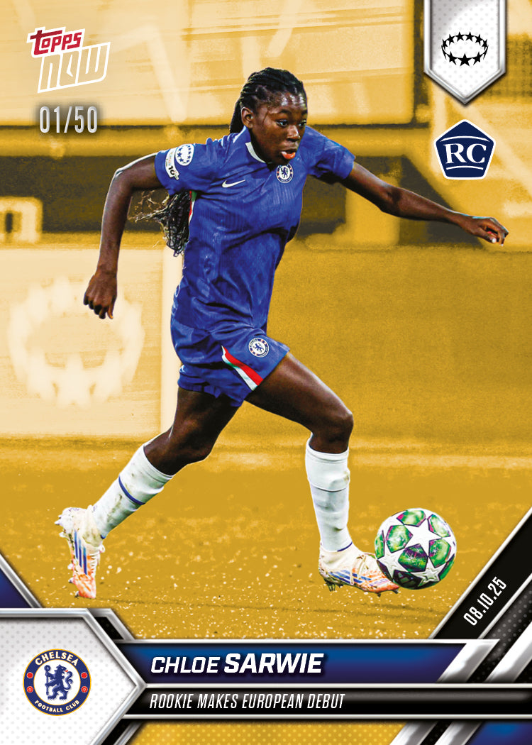 Chloe Sarwie - 2025-26 UWCL Topps NOW® - Card 2