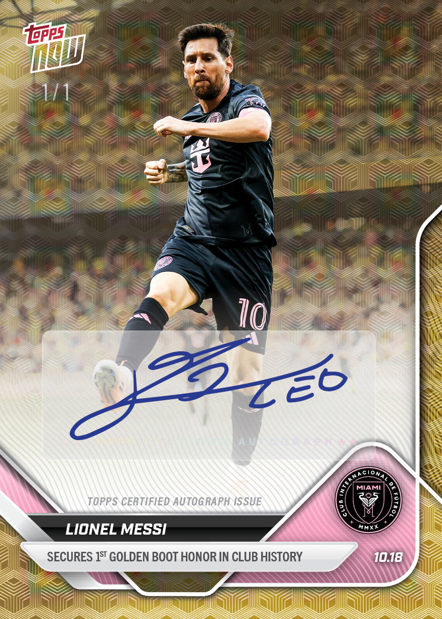 Lionel Messi - 2025 MLS Topps NOW® - Card 115 - PR: 5346