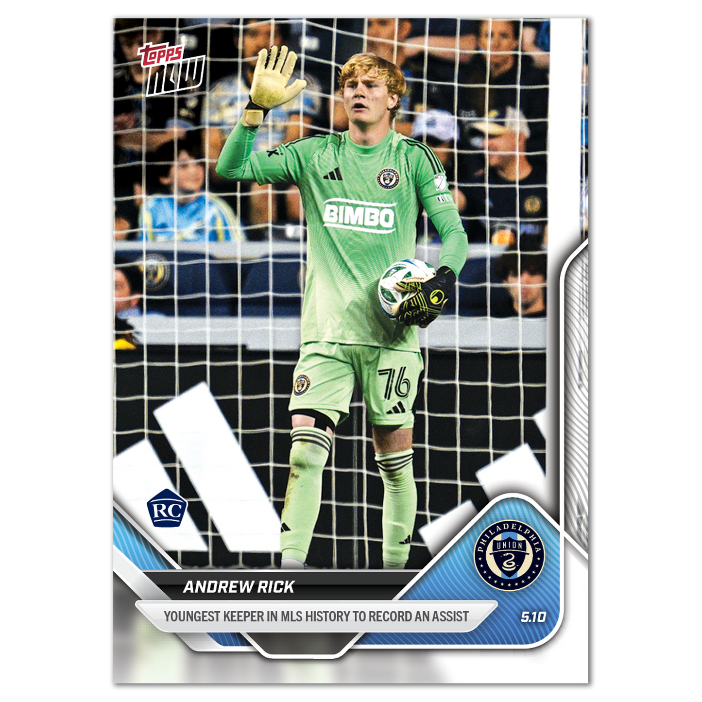 Andrew Rick - 2025 MLS Topps NOW® - Card 38 - PR: 340