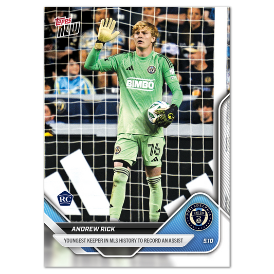 Andrew Rick - 2025 MLS Topps NOW® - Card 38 - PR: 340