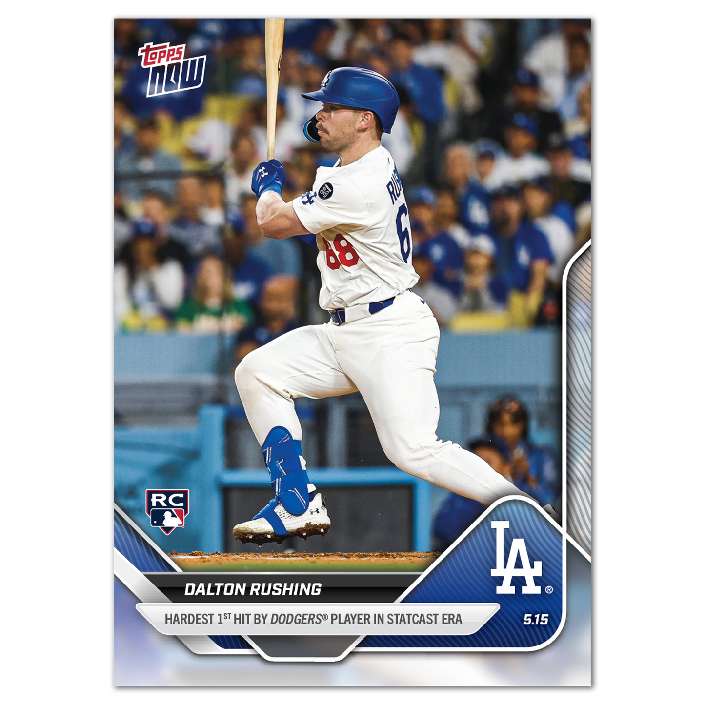 Dalton Rushing - 2025 MLB Topps NOW® - Card 183 - PR: 2933